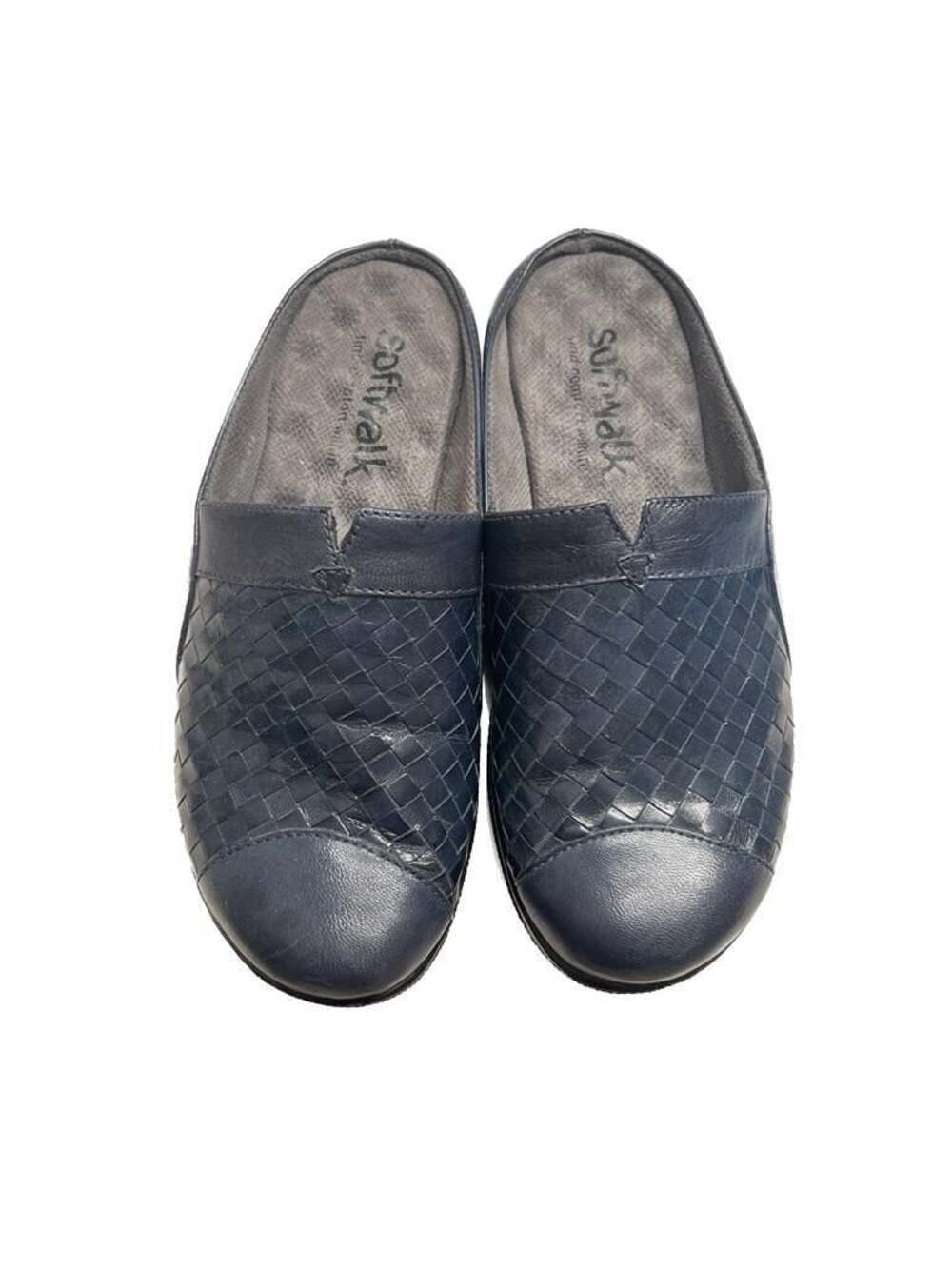 SoftWalk San Marcos Woven Leather Mule Clog size 7W - Picture 10 of 10